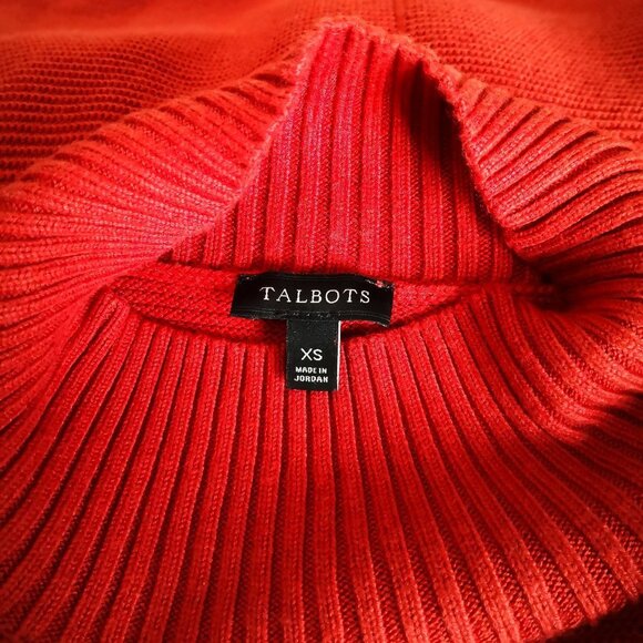 Talbots Cotton Rayon Blend Sweater Red Size XS - Picture 4 of 5